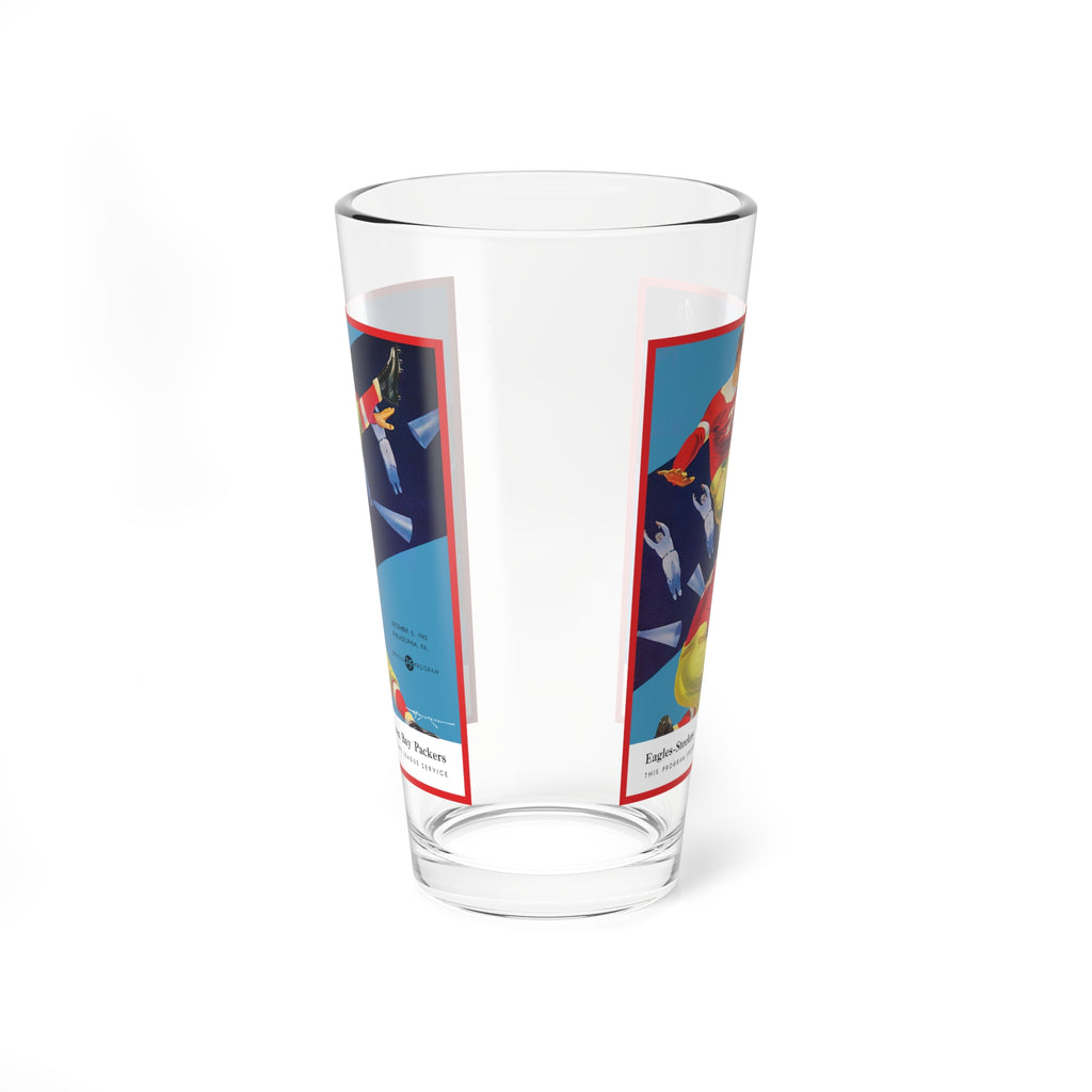 1943 Football Eagles-Steelers(Steegles) vs Green Bay Mixing Glass — 16oz