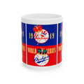 1949 Yankees vs Dodgers Baseball World Series Mug
