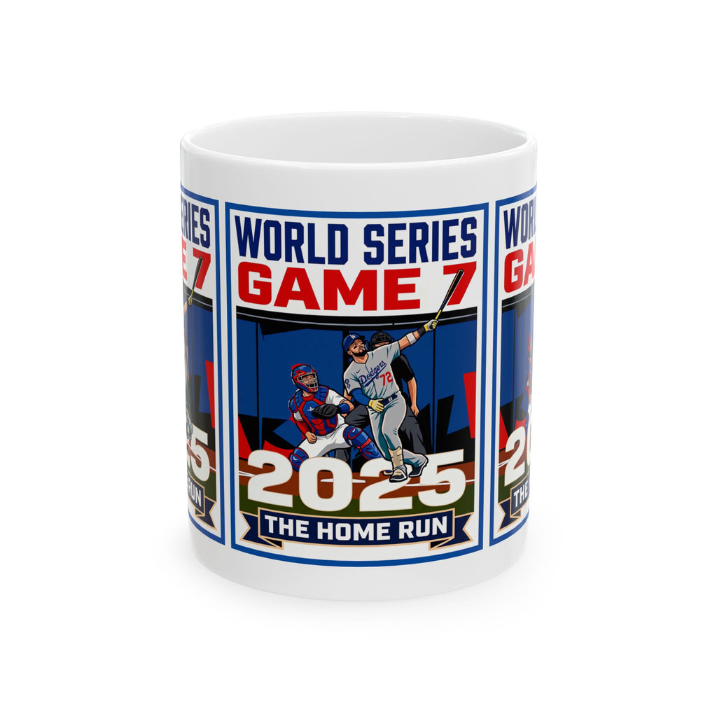 2025 World Series Game 7 Baseball Mug — 'The Home Run' Ceramic Coffee Cup (11oz/15oz)