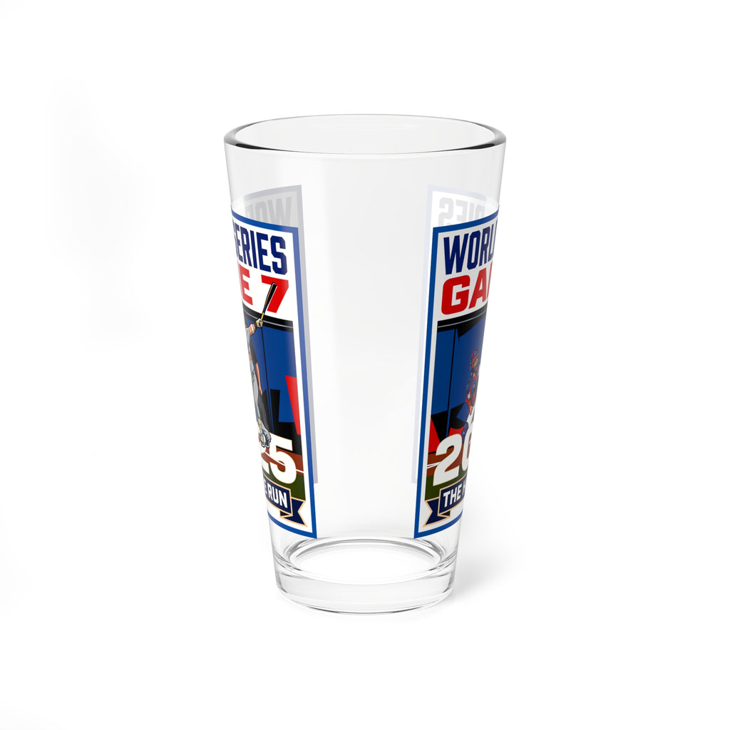 2025 World Series Game 7  Baseball Mixing Glass – The Home Run