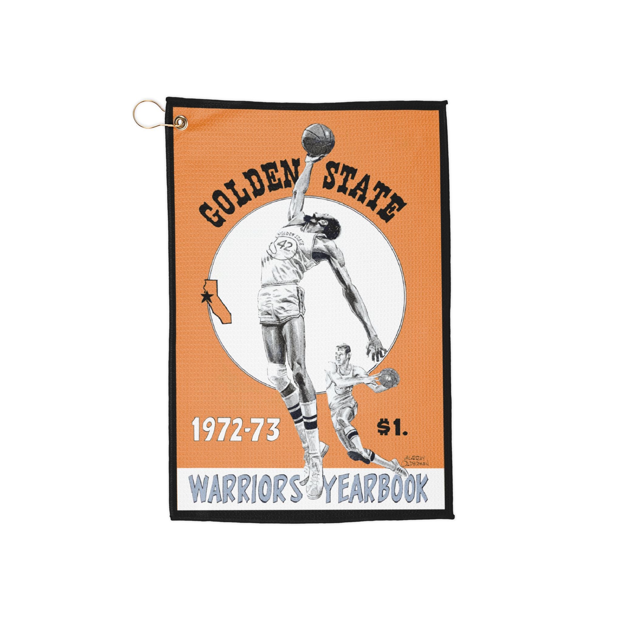1972 Golden State Basketball Golf Towel