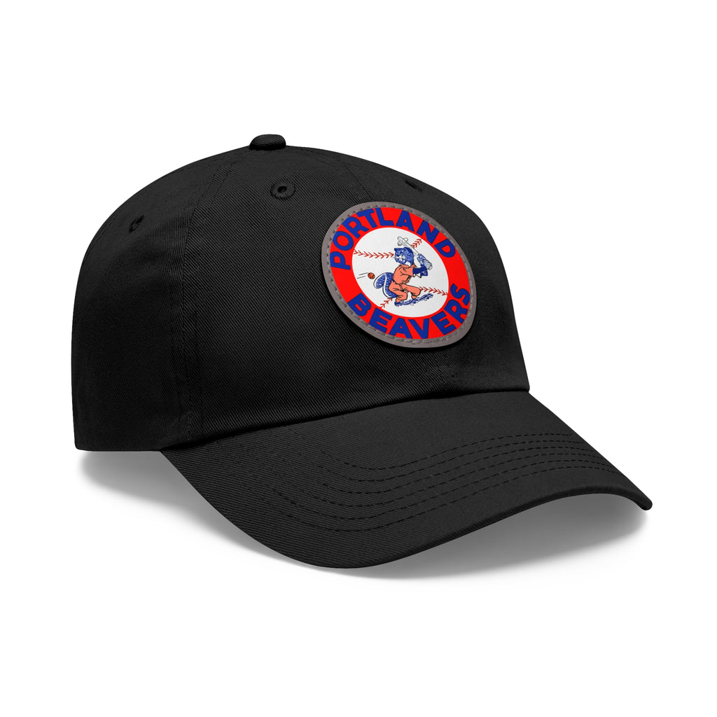 1967 Vintage Portland Beavers - Pacific Coast League Baseball - Dad Hat with Leather Patch (Round)