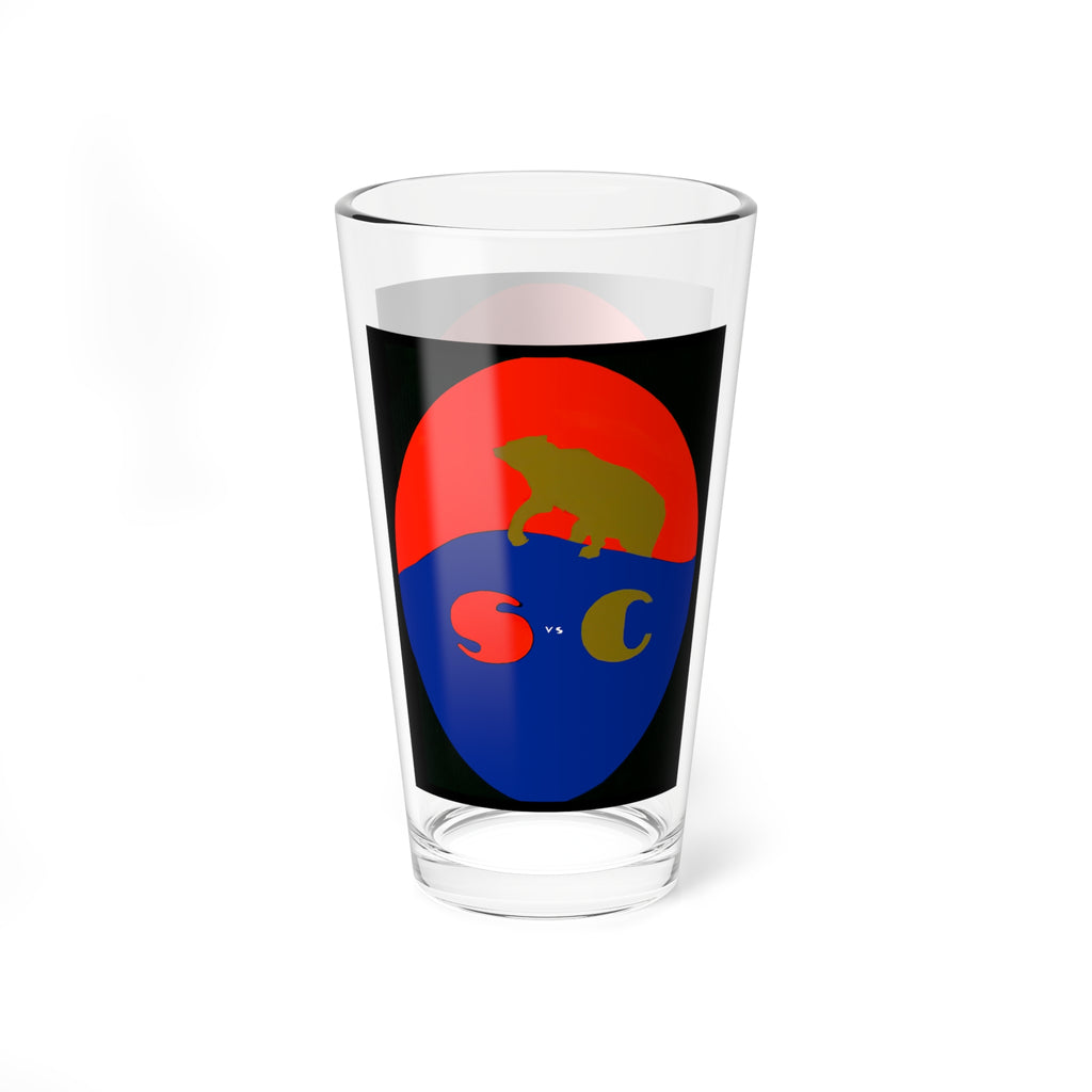 1920 Stanford vs Cal Football Mixing Glass, 16oz