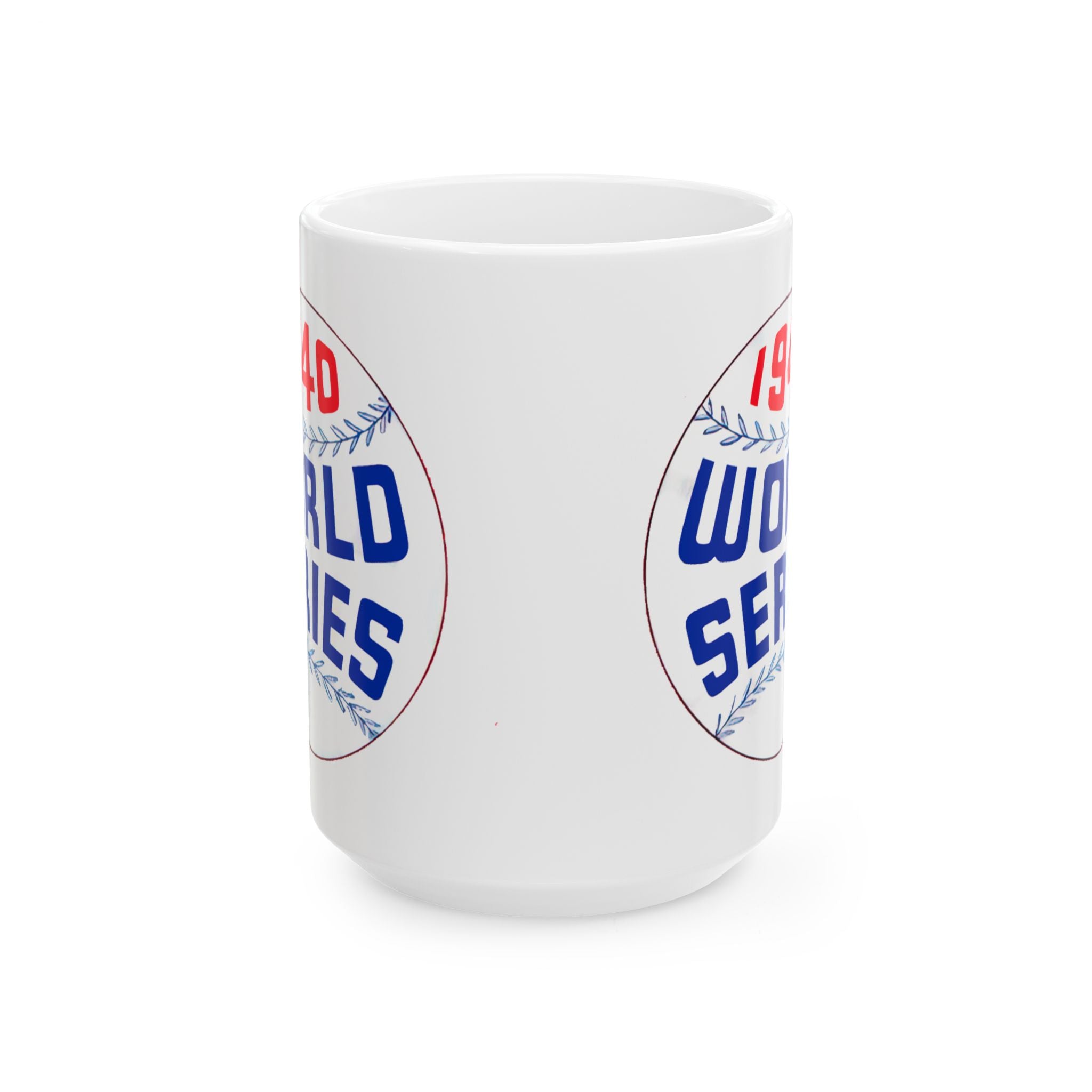 Vintage Baseball World Series Ceramic Mug, Sports Fan Gift, Retro Baseball Mug, Baseball Lover Coffee Cup, Baseball Memorabilia