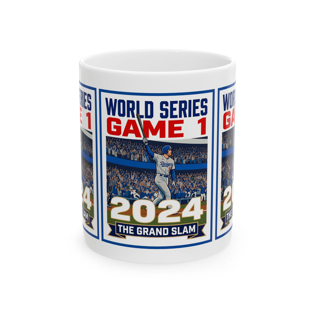 2024 World Series Game 1 - Ceramic Mug — 'The Grand Slam' Dodger Baseball Coffee Cup