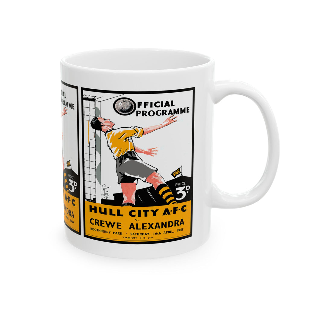 Hull City AFC 1949 Retro Crest Mug | Ceramic Football Memorabilia 11oz and 15oz