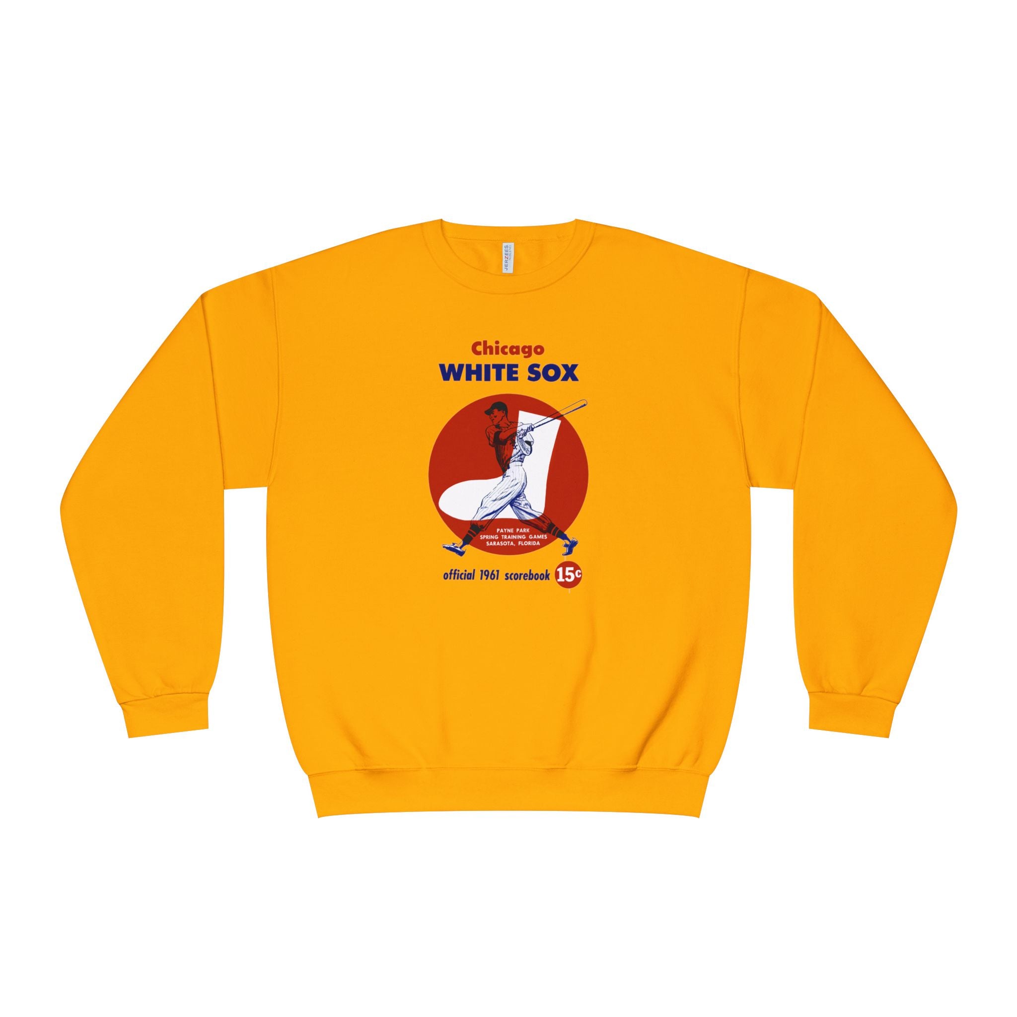 1961 Chicago White Sox Baseball Spring Training Program Cover - Unisex NuBlend® Crewneck Sweatshirt