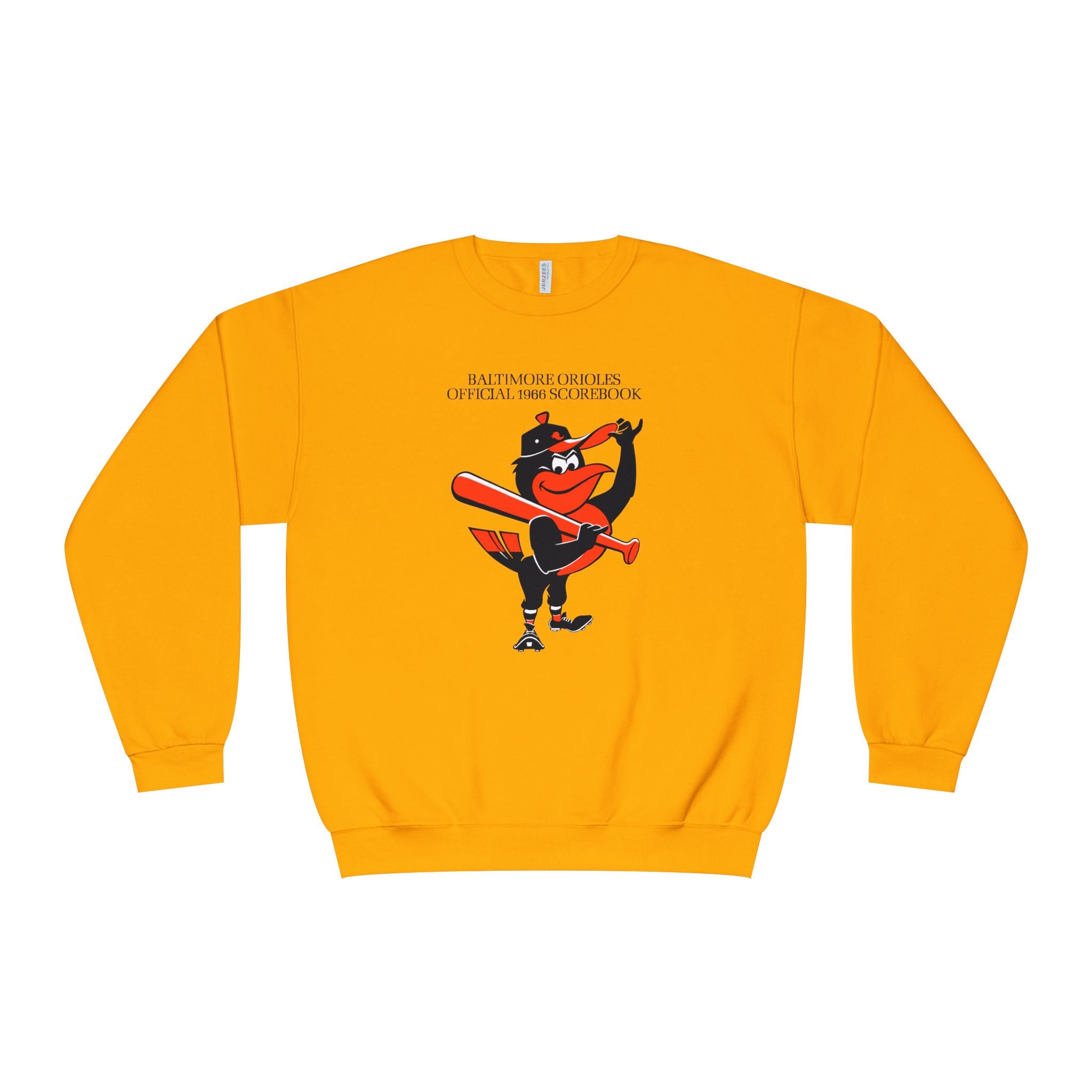 1966 Baltimore Orioles Baseball Scorecard - NuBlend® Crewneck Sweatshirt