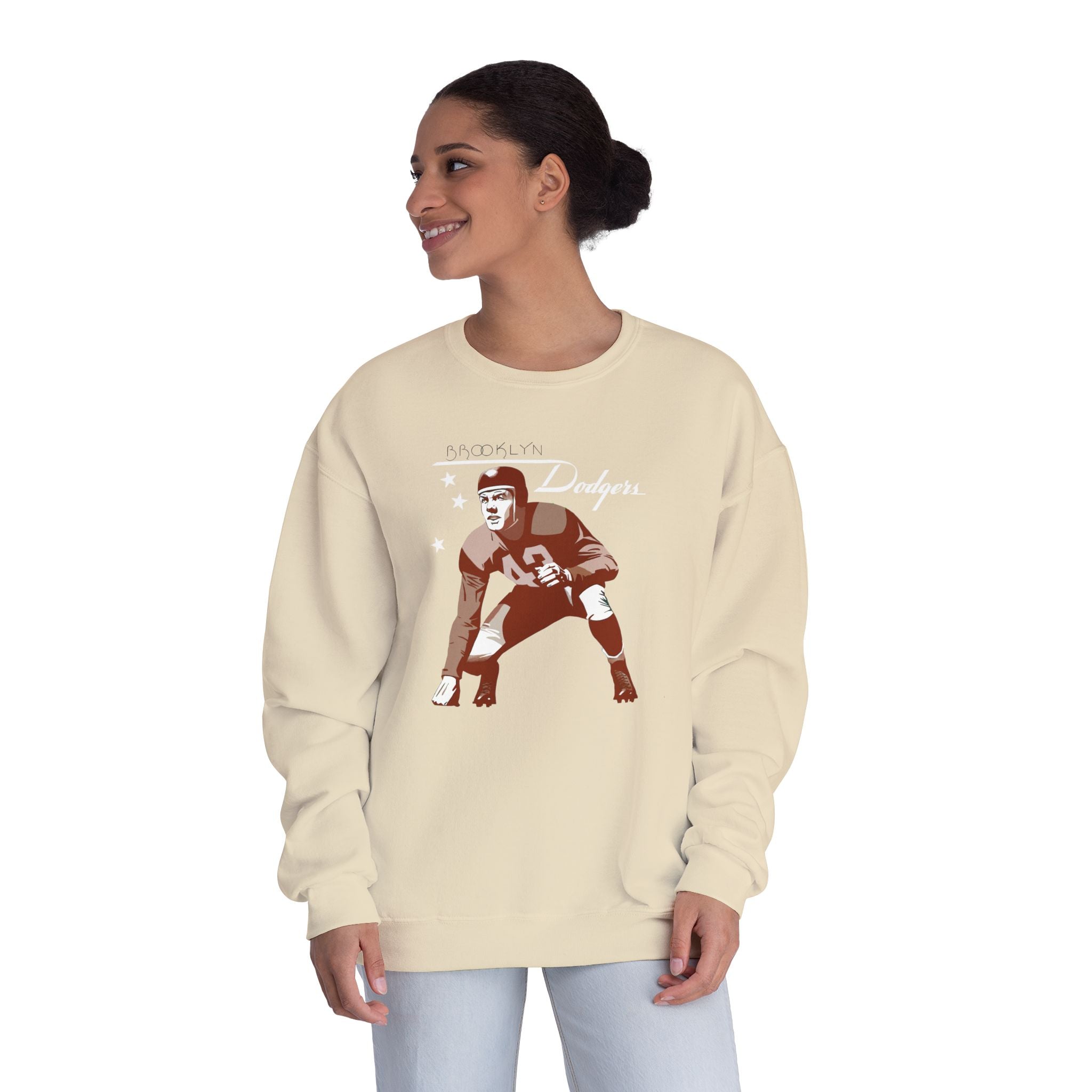1943 Vintage Brooklyn Dodgers Football - Unisex NuBlend® Crewneck Sweatshirt