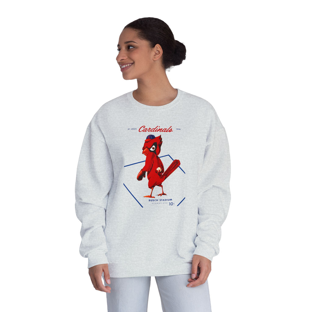 1956 Vintage Cardinals Baseball - Unisex NuBlend® Crewneck Sweatshirt