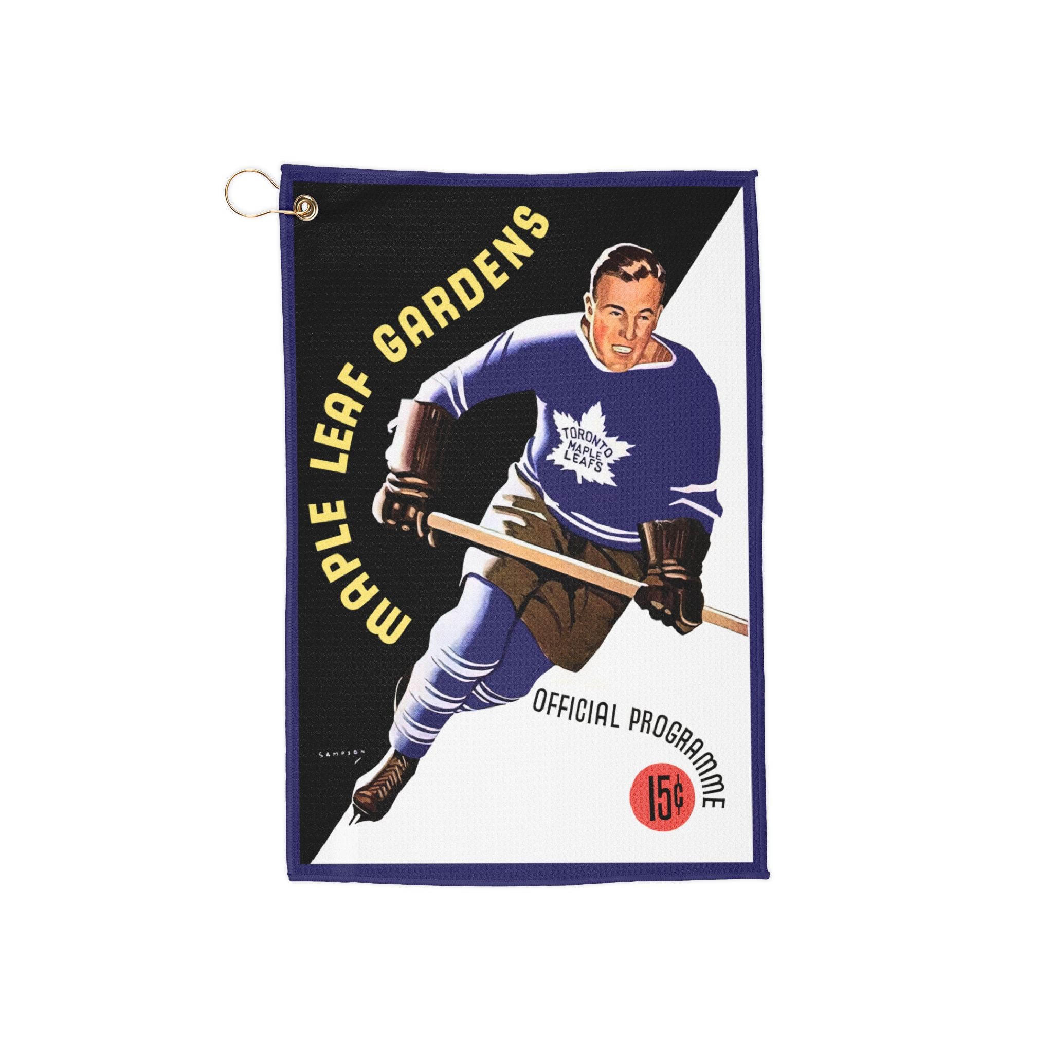1938-1939 Toronto Hockey Golf Towel | Vintage Hockey