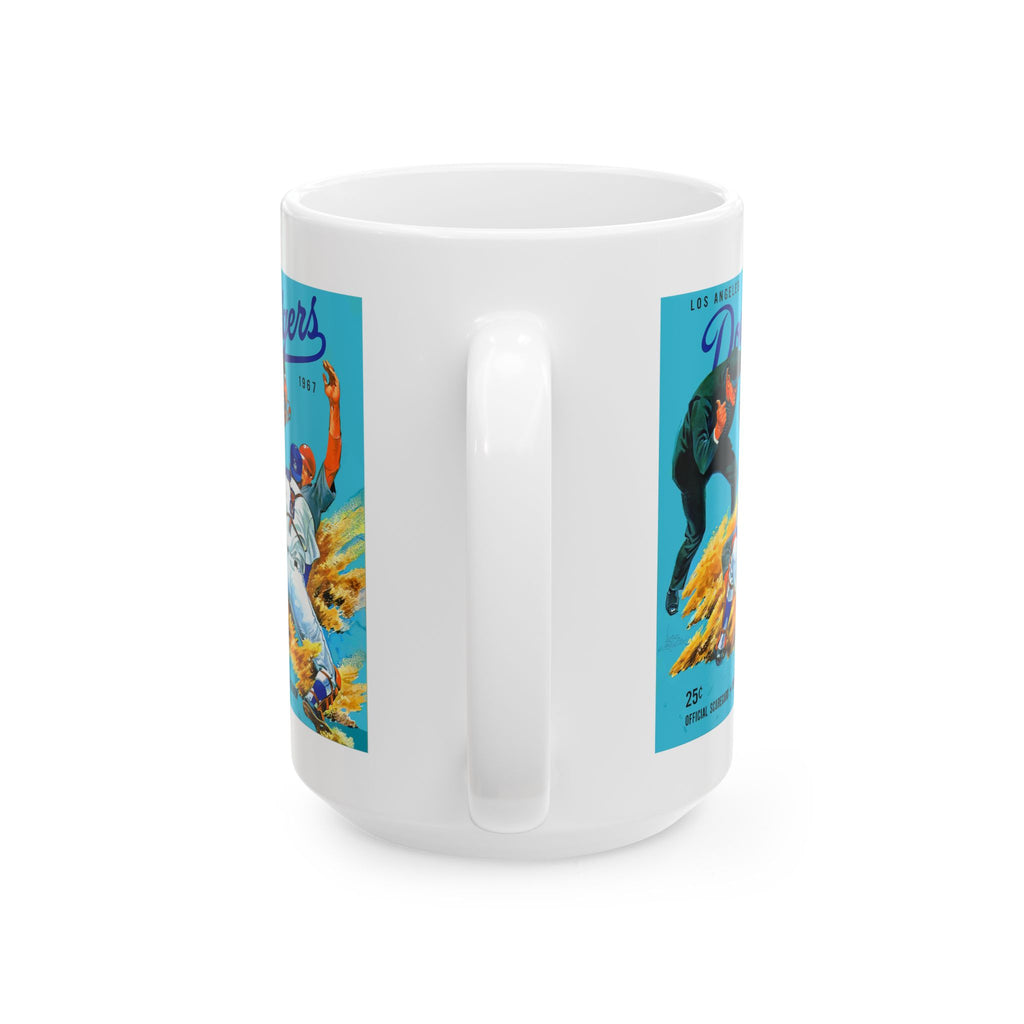 Baseball Mug, 1967 Dodgers Los Angeles, Sports Fan Gift, Baseball Lover Cup, Ceramic Mug, 11oz, 15oz