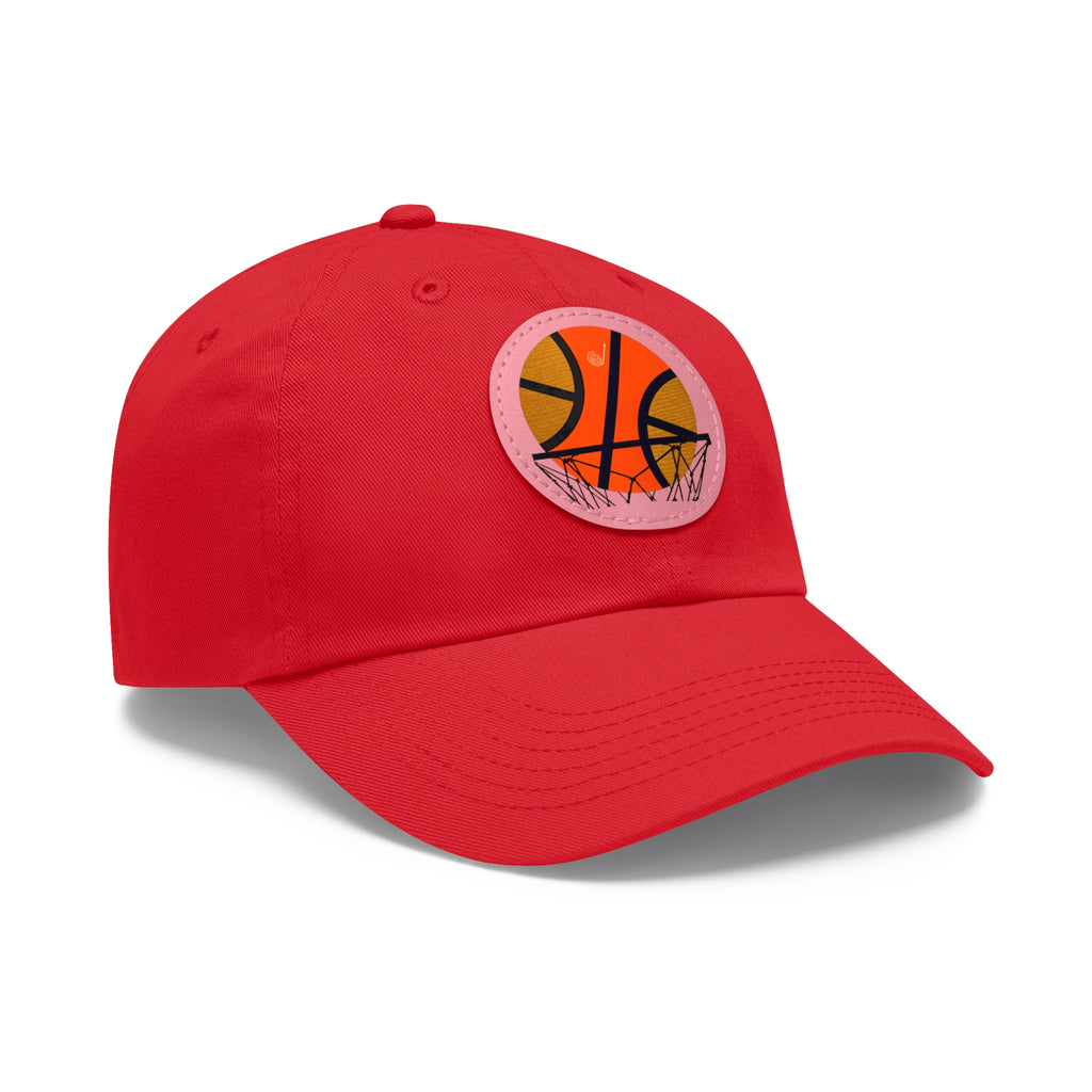 1967- 1968 Vintage Seattle Super Sonics Basketball - Dad Hat with Leather Patch (Round)