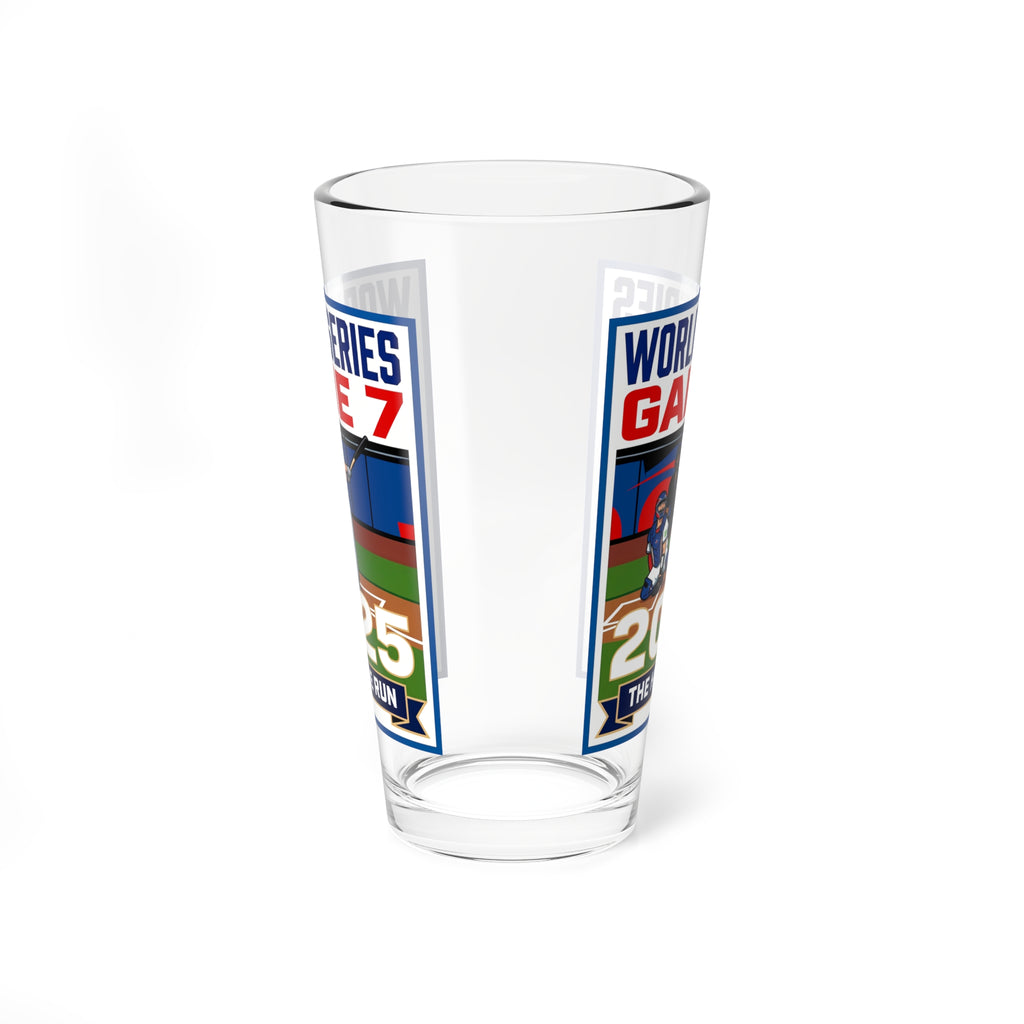 2025 World Series Game 7  Mixing Glass – The Game Winning Home Run 16oz