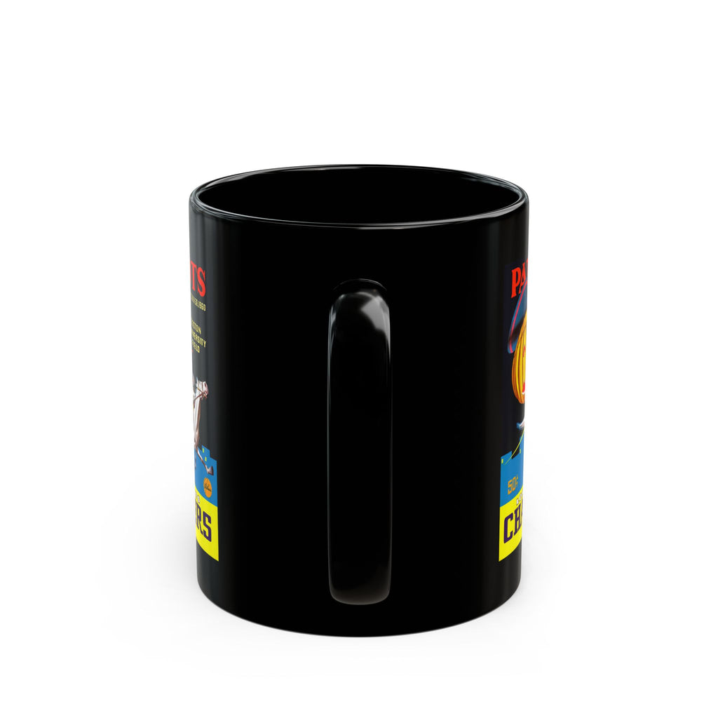 1960 Vintage Los Angeles Chargers - Boston Patriots Football Program Cover - Black Mug 11 oz