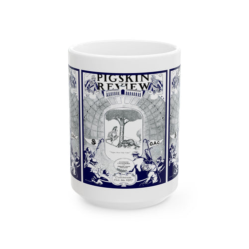 1927 Vintage Football Program Ceramic Mug — Oregon State College - Southern California Retro Sports Collectible (11oz, 15oz)