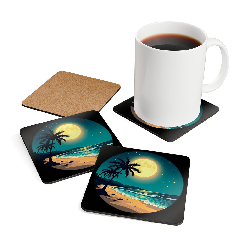Moonlight Hawaii - Corkwood Coaster Set