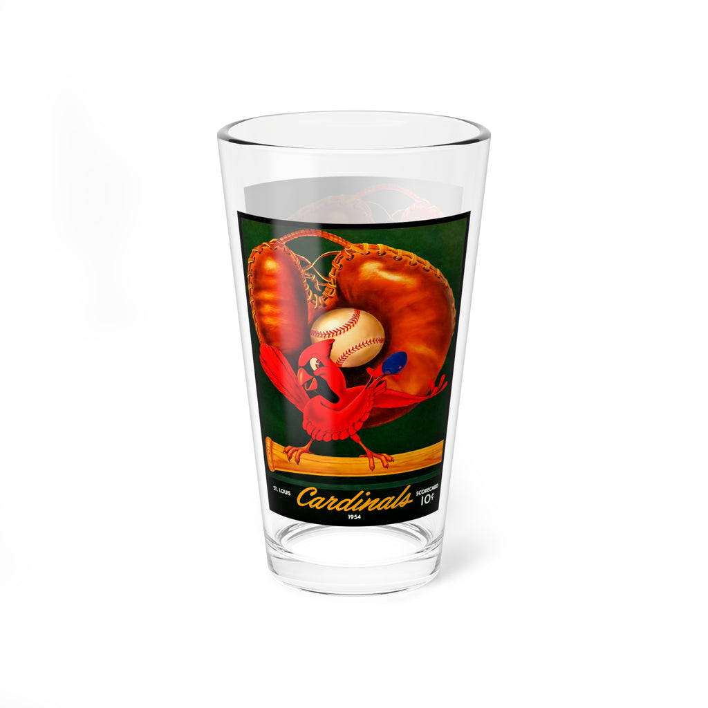 1954 Baseball Cardinals Mixing Glass, 16oz