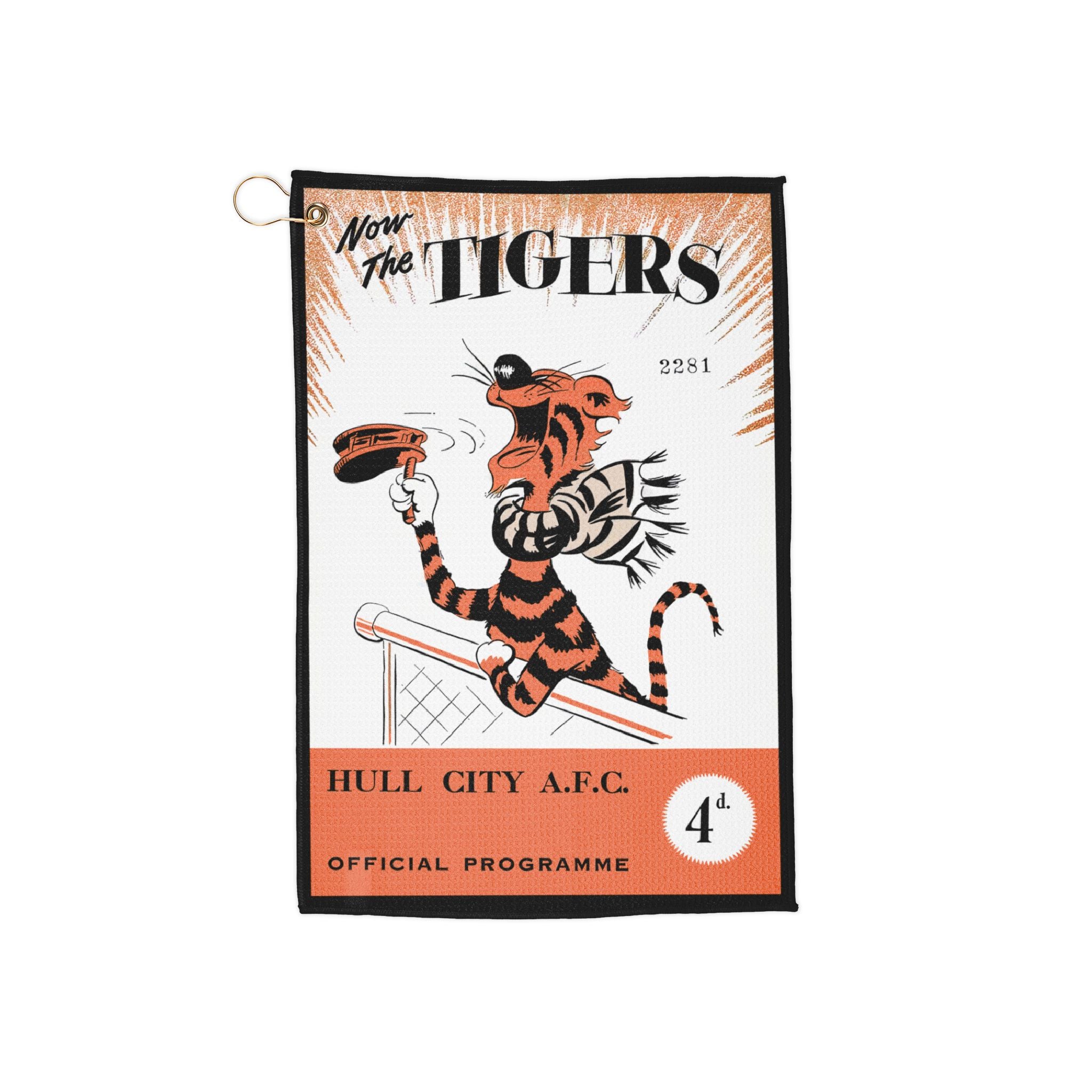 1956 Hull City AFC Retro Football Golf Towel