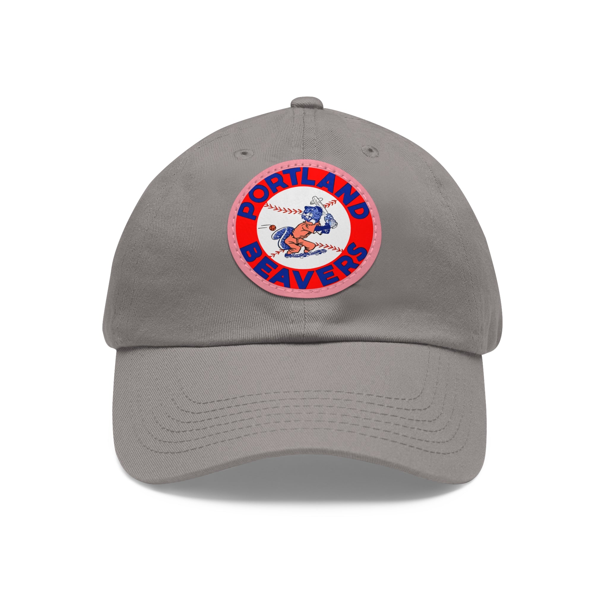 1967 Vintage Portland Beavers - Pacific Coast League Baseball - Dad Hat with Leather Patch (Round)