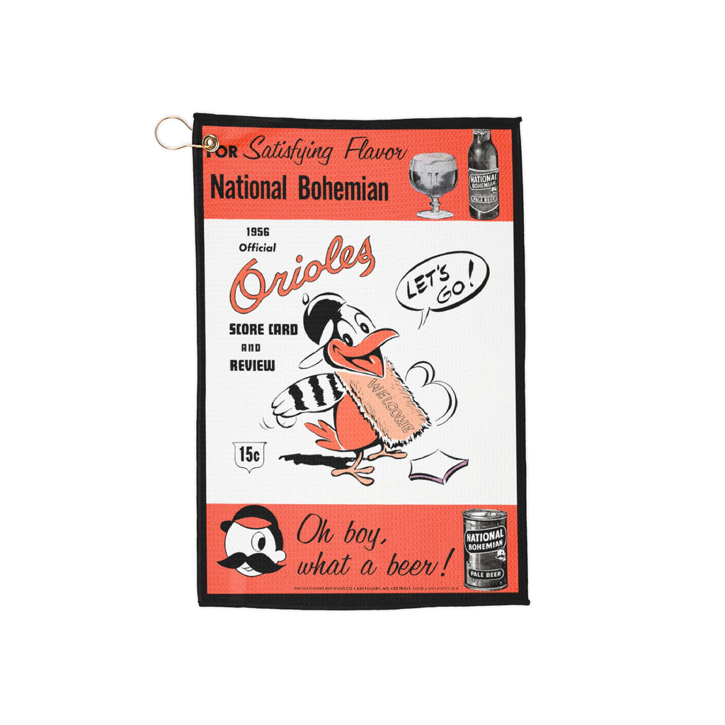 1956 Baseball Baltimore Golf Towel | Vintage Baseball