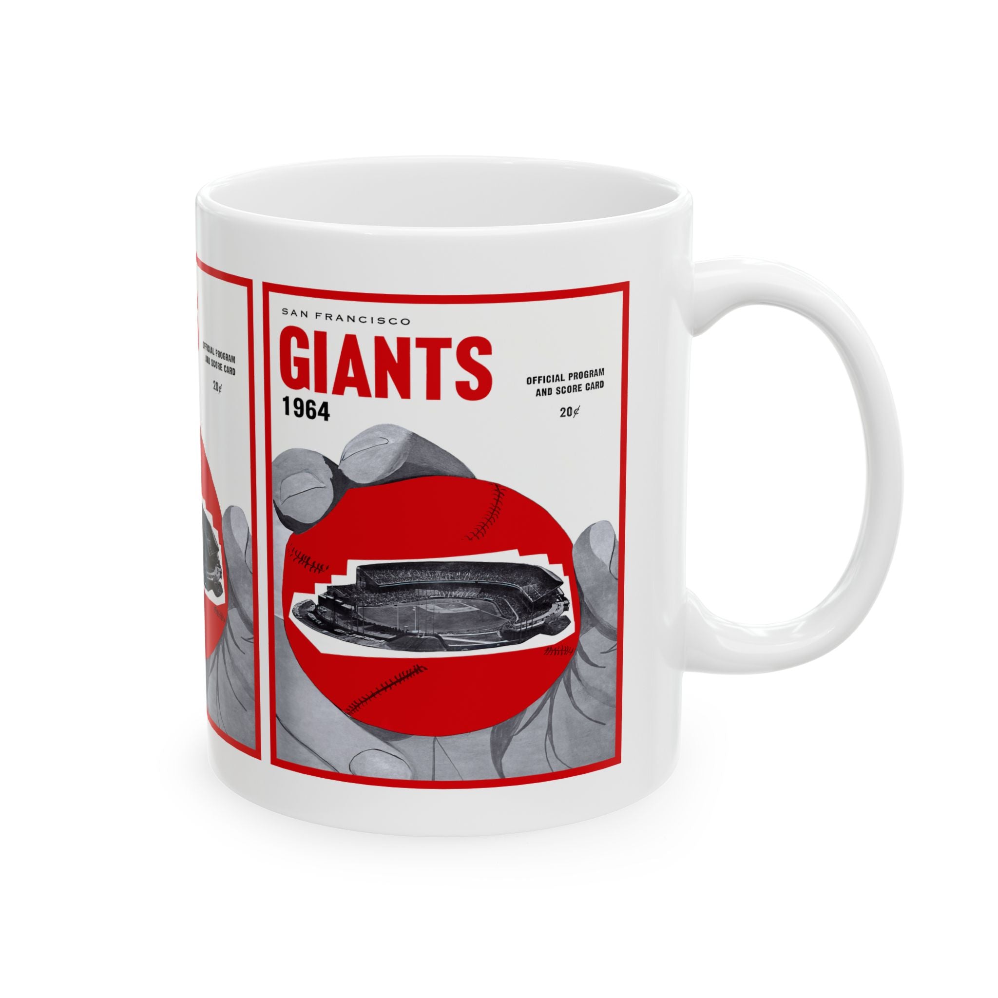 Vintage San Francisco Giants Ceramic Mug, Candlestick Park, Baseball Fan Gift, Sports Fan Coffee Cup, Giants Memorabilia, Baseball Collector