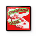 California League Memorabilia, 1949 Baseball - Corkwood Coaster Set