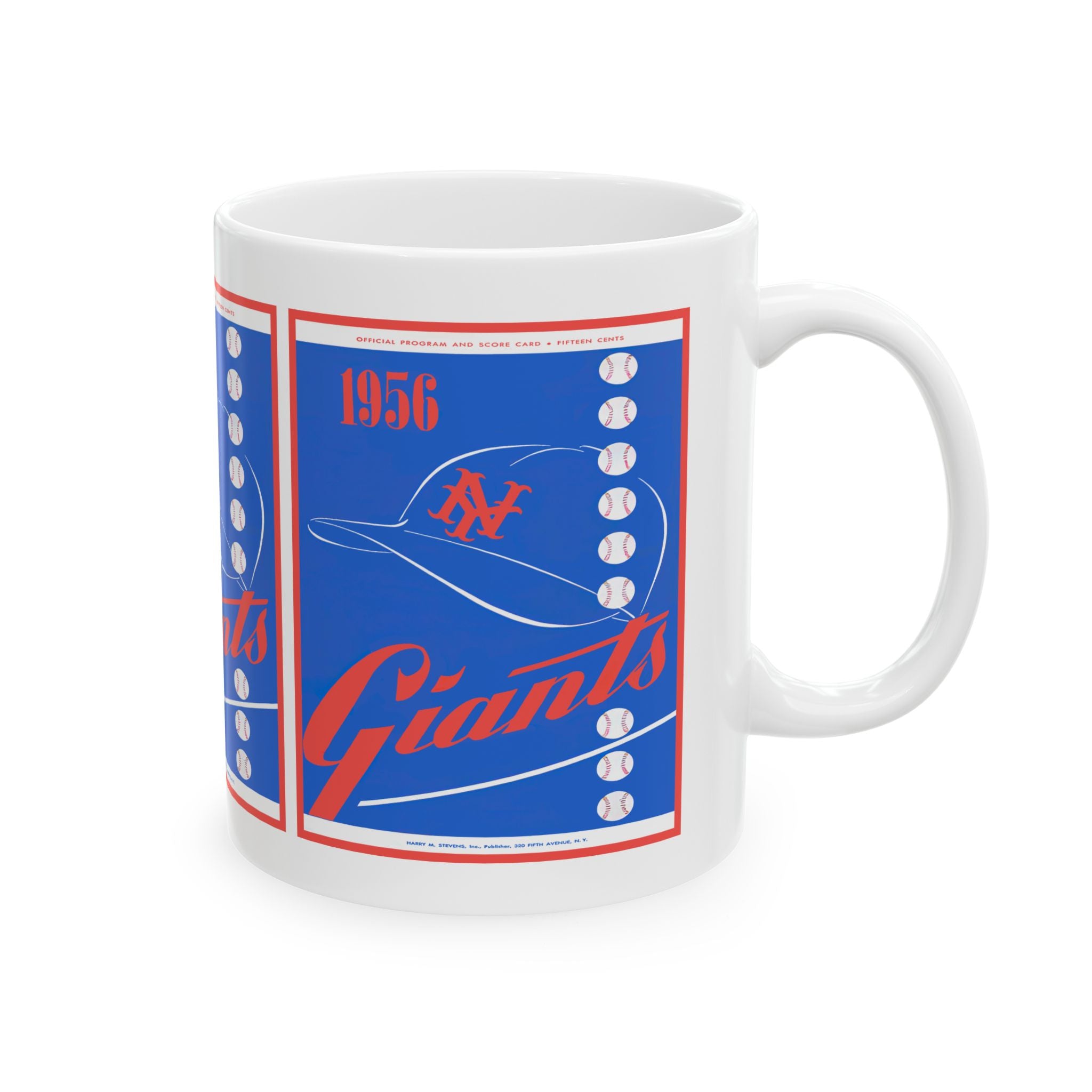 1956 New York Giants Baseball Ceramic Mug (11oz, 15oz)