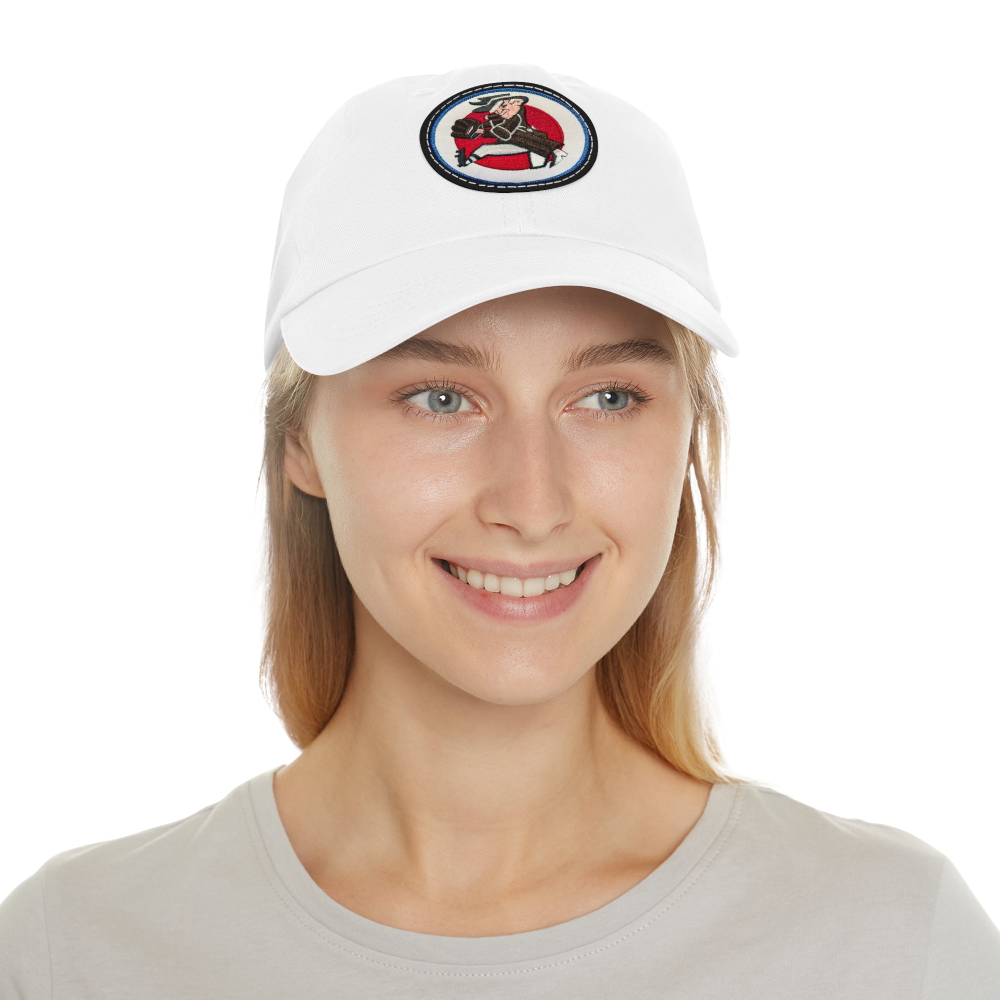 1960 Washington Senators Baseball Dad Hat with Round Leather Patch