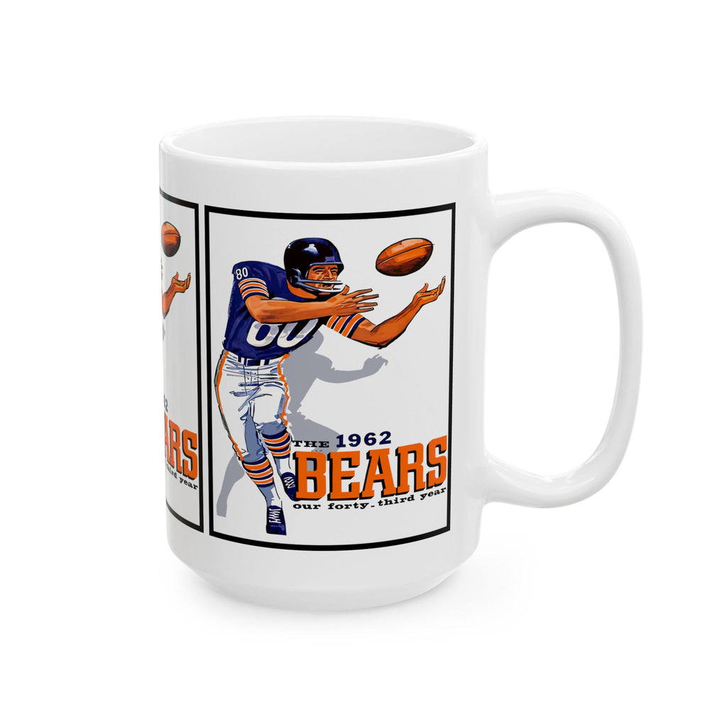 1962 Bears Vintage Football Yearbook Ceramic Mug (11oz & 15oz)