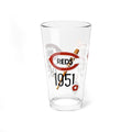 1951 Vintage Cincinnati Reds Baseball Yearbook Cover -  Pint Glass, 16oz