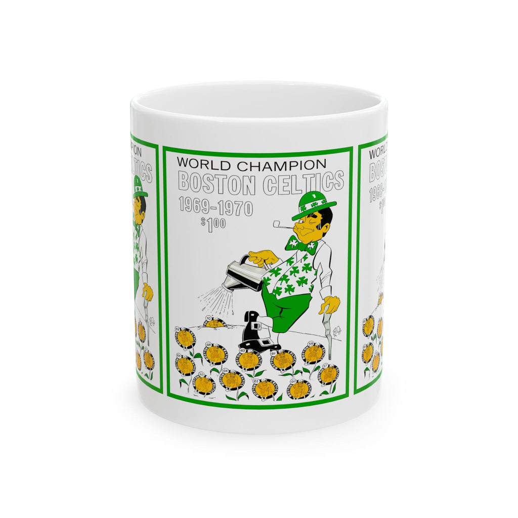 1969-1970 Boston Celtics World Champion Ceramic Mug — Vintage Coffee Cup (11oz/15oz)