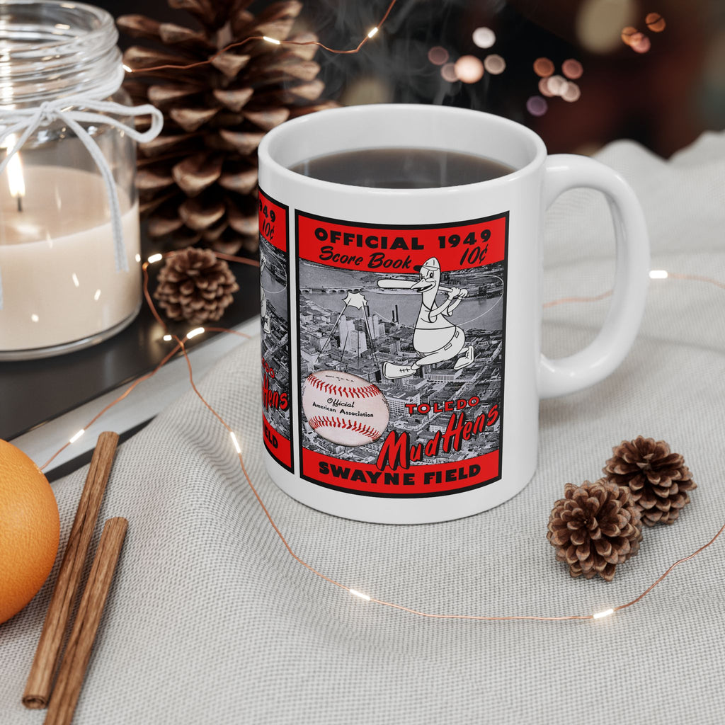 Toledo Mudhens 1949 Baseball Ceramic Mug (11oz, 15oz)