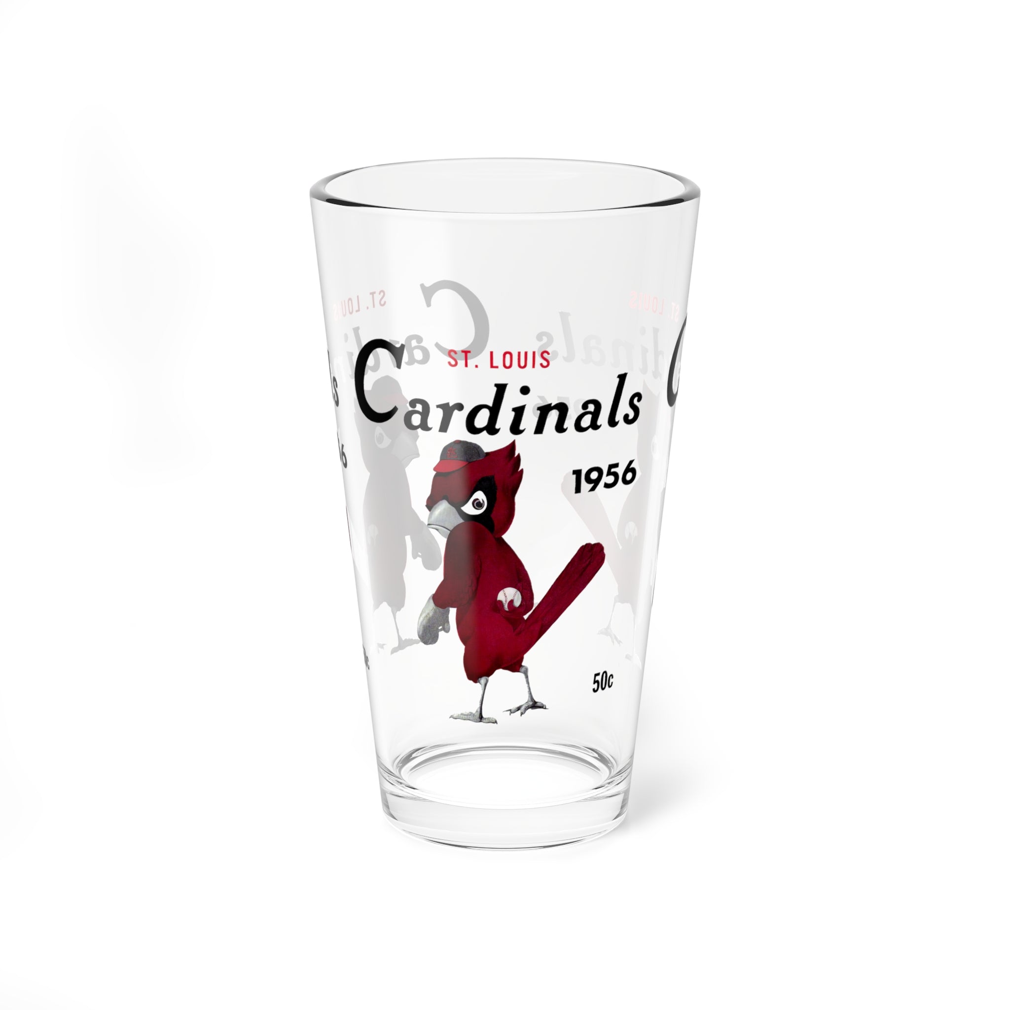1956 Vintage Cardinals Yearbook Cover  -  Pint Glass, 16oz