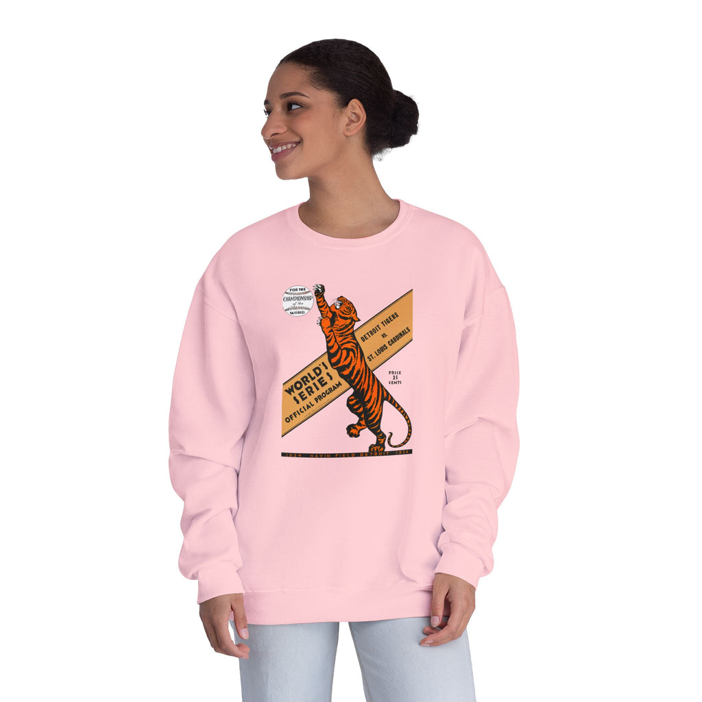 1934 Vintage Cardinals - Tigers Baseball World Series -  NuBlend® Crewneck Sweatshirt