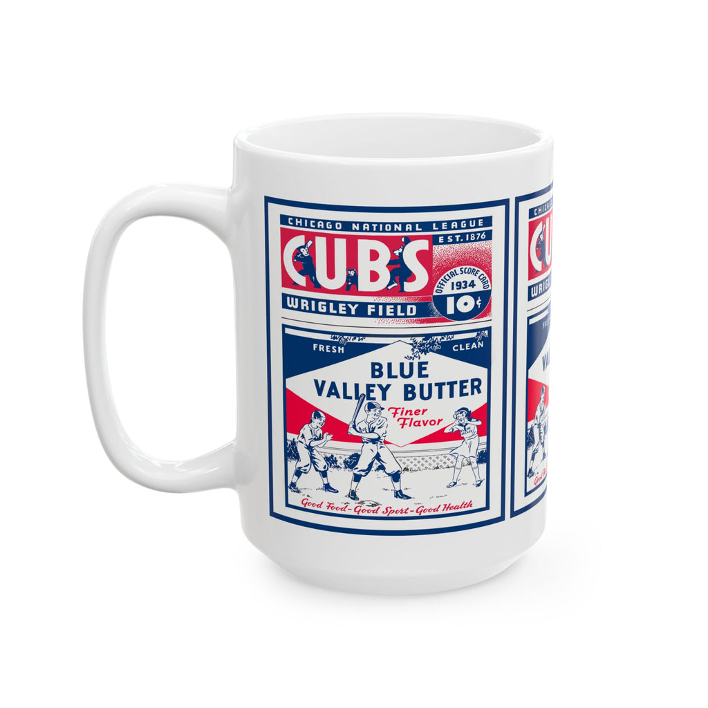 Vintage 1934 Baseball Chicago Cubs Ceramic Mug, Baseball Fan Gift, Sports Memorabilia, Baseball Lover Mug, Father's Day Gift