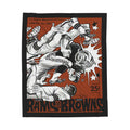 1961 Rams vs Browns Vintage Football Velveteen Plush Blanket