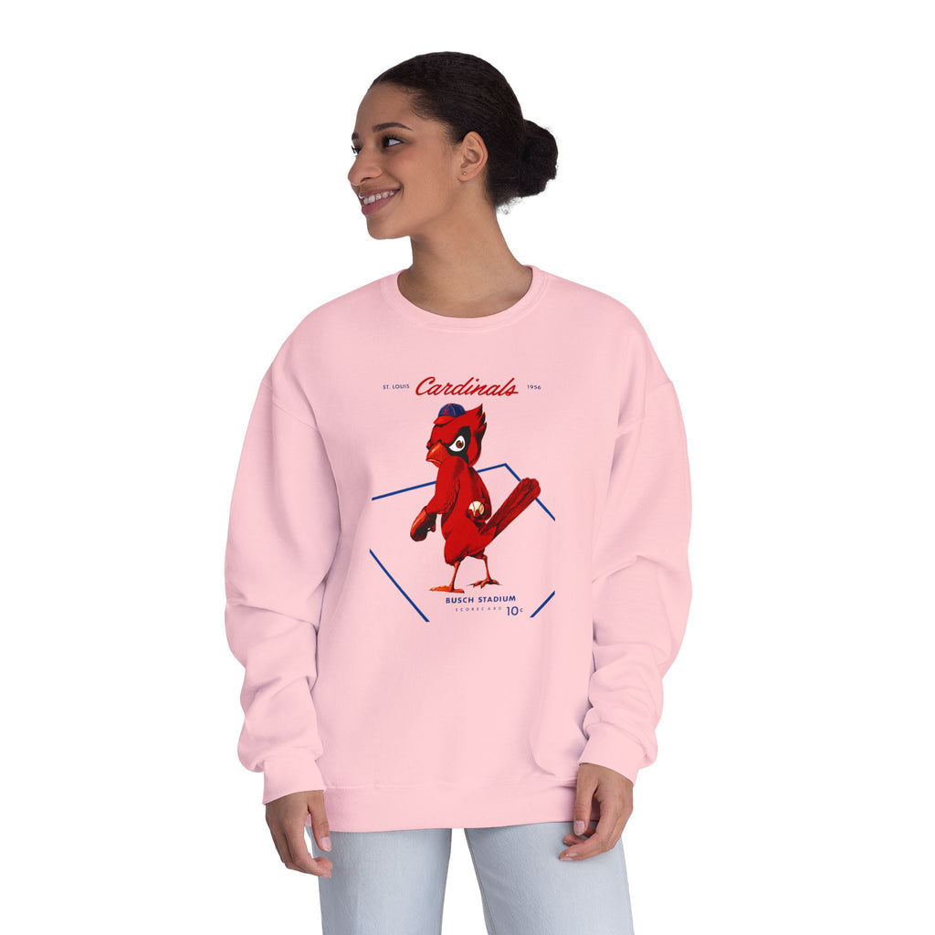 1956 Vintage Cardinals Baseball - Unisex NuBlend® Crewneck Sweatshirt