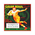1935 Sugar Bowl Classic New Orleans Football Tulane-Temple Car Magnet