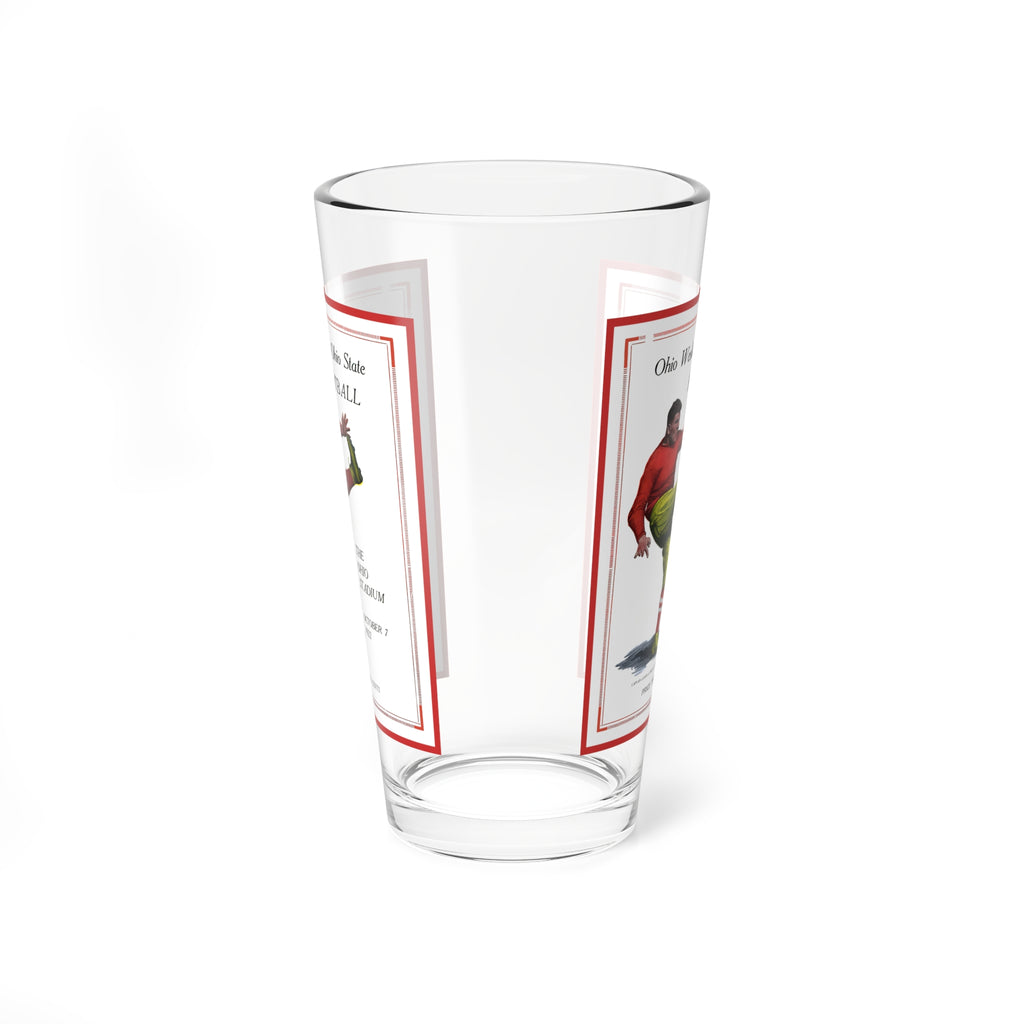 1922 Vintage Football Ohio Wesleyan vs Ohio State  Mixing Glass 16oz