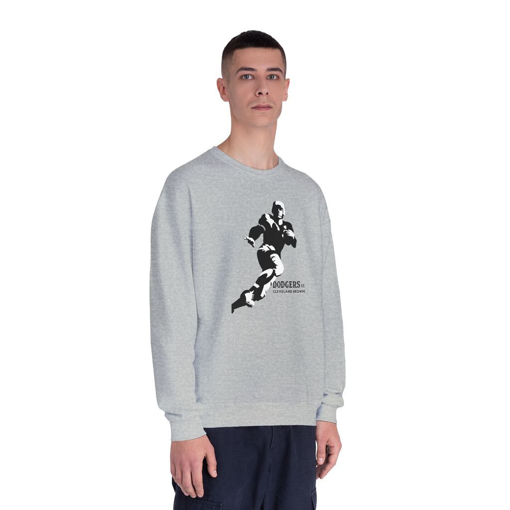 1947 Vintage Brooklyn Dodgers - Cleveland Browns Football  - NuBlend® Crewneck Sweatshirt