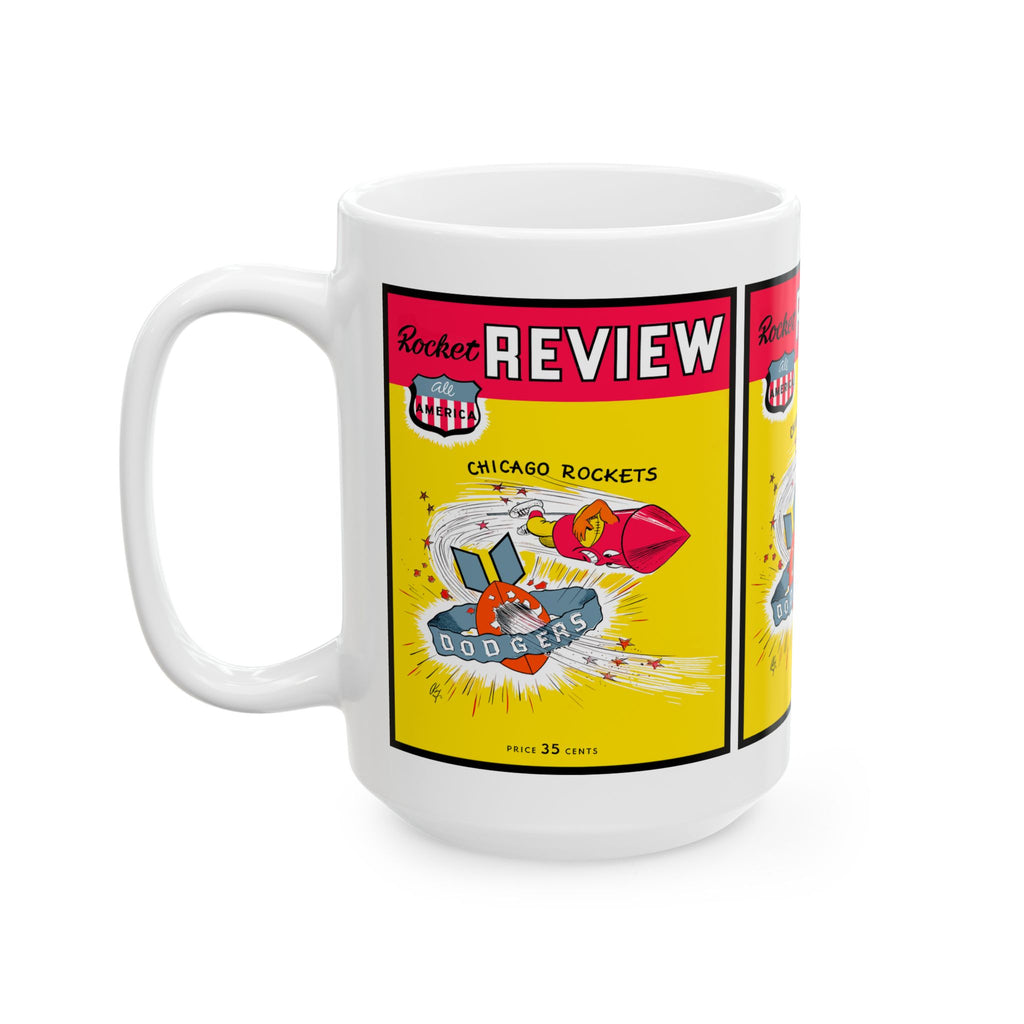 1948 Football Brooklyn Dodgers Chicago Rockets Mug 11 oz and 15 oz
