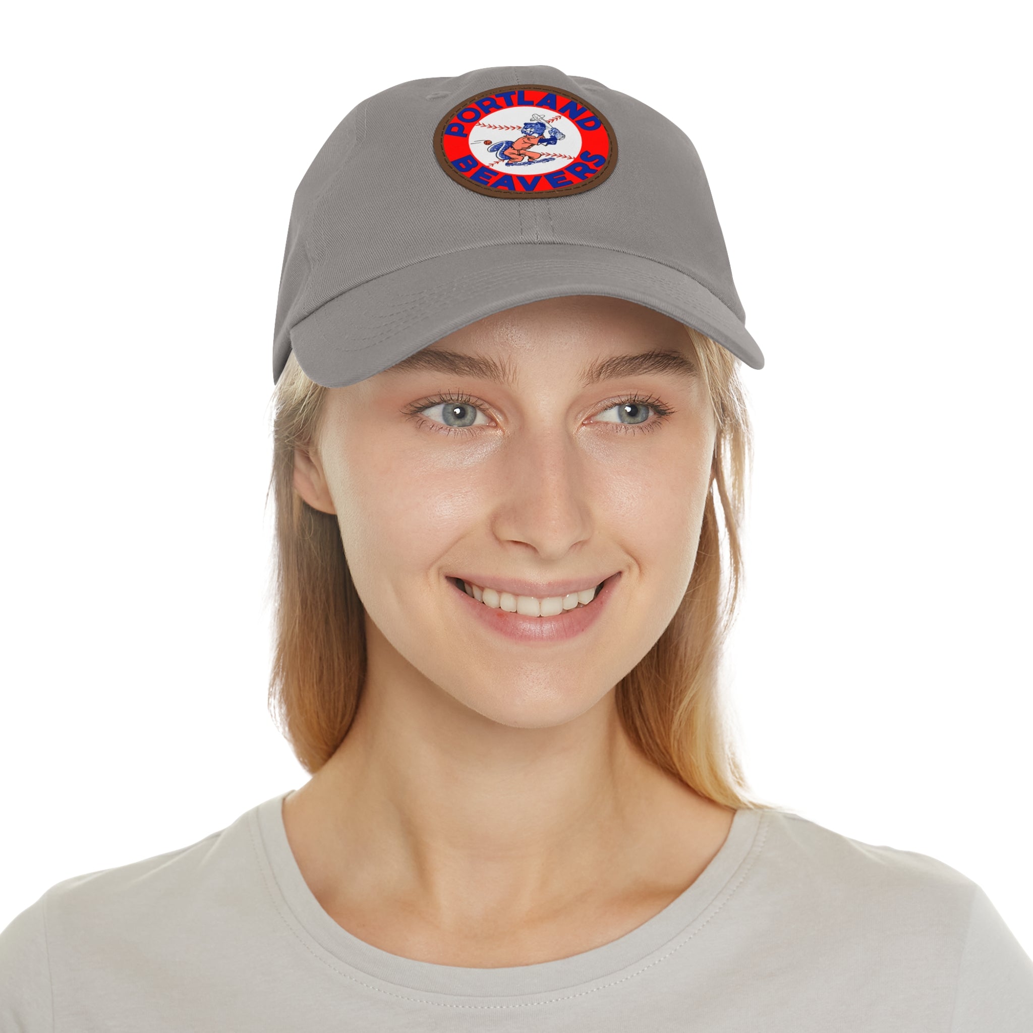 1967 Vintage Portland Beavers - Pacific Coast League Baseball - Dad Hat with Leather Patch (Round)