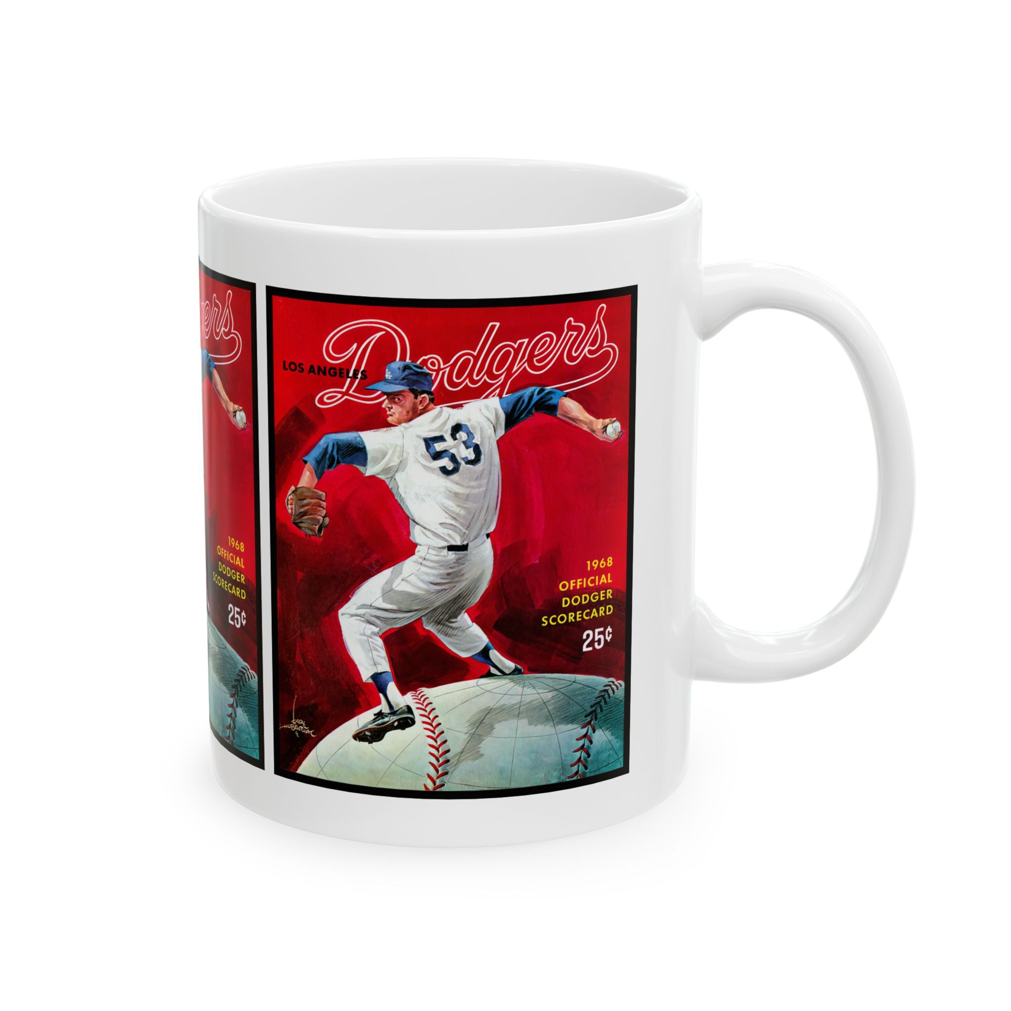 1968 Los Angeles Baseball Ceramic Mug (11oz, 15oz)