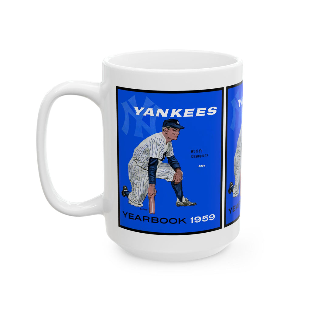 1959 Yankees Vintage Yearbook Ceramic Mug 11oz and 15oz