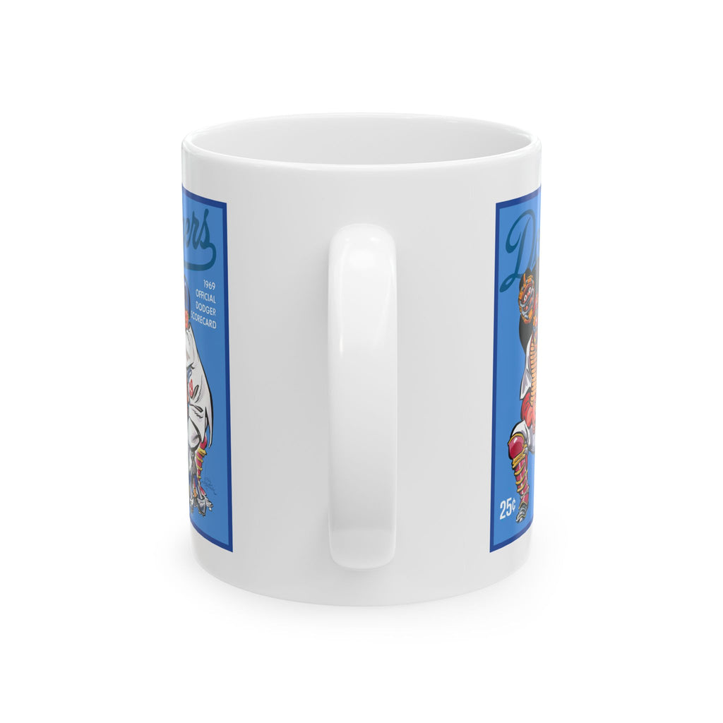 Ceramic Mug, 1969 Baseball Dodgers Gift, Sports Fan Coffee Cup, LA Baseball Team Memorabilia, Baseball Lover Mug, Baseball Memorabilia
