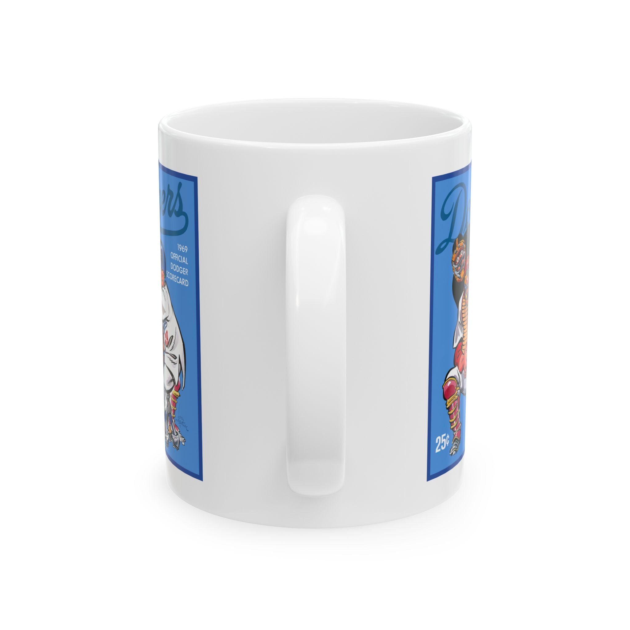 Ceramic Mug, 1969 Baseball Dodgers Gift, Sports Fan Coffee Cup, LA Baseball Team Memorabilia, Baseball Lover Mug, Baseball Memorabilia