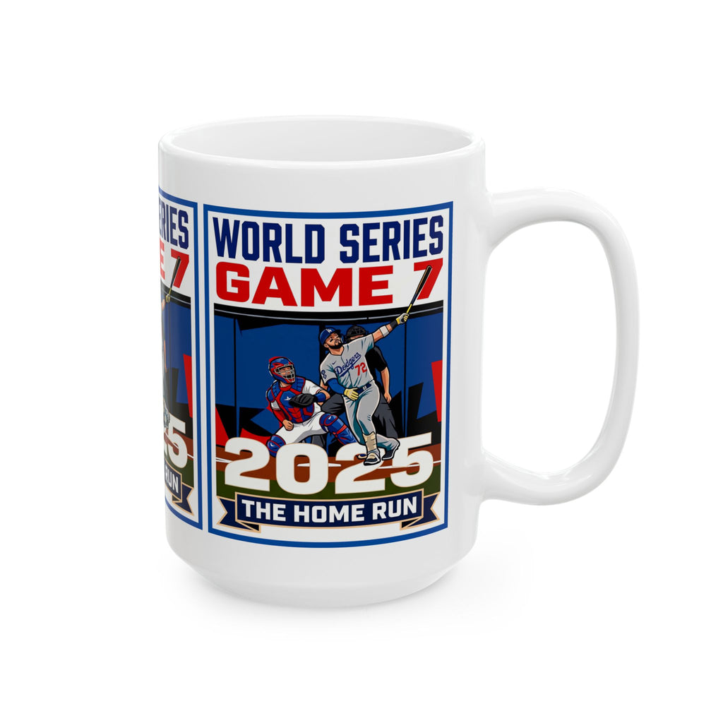 2025 World Series Game 7 Baseball Mug — 'The Home Run' Ceramic Coffee Cup (11oz/15oz)
