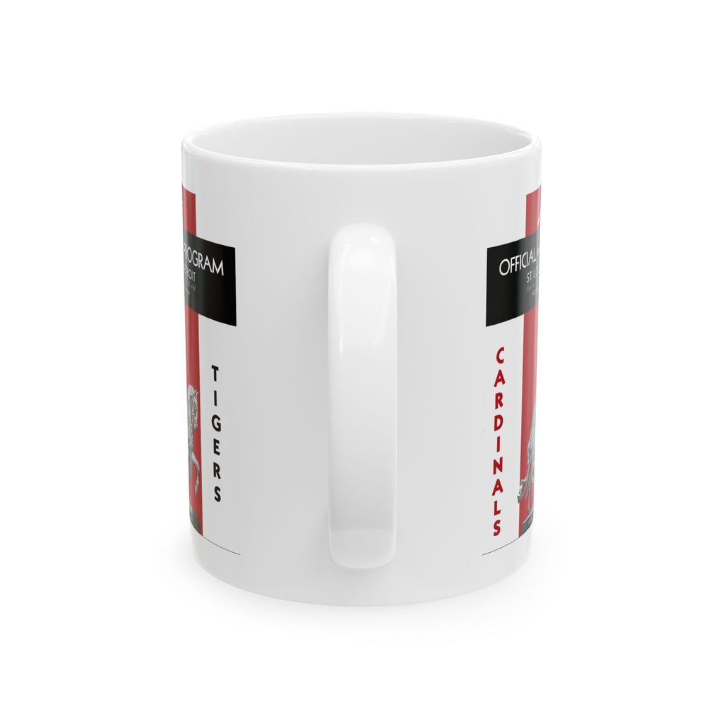 1934 Vintage St. Louis Cardinals - Detroit Tigers - World Series Program Cover - Ceramic Mug, 11oz