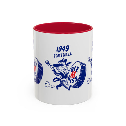 1949 Ole Miss Football  - Colorful Mugs, 11oz